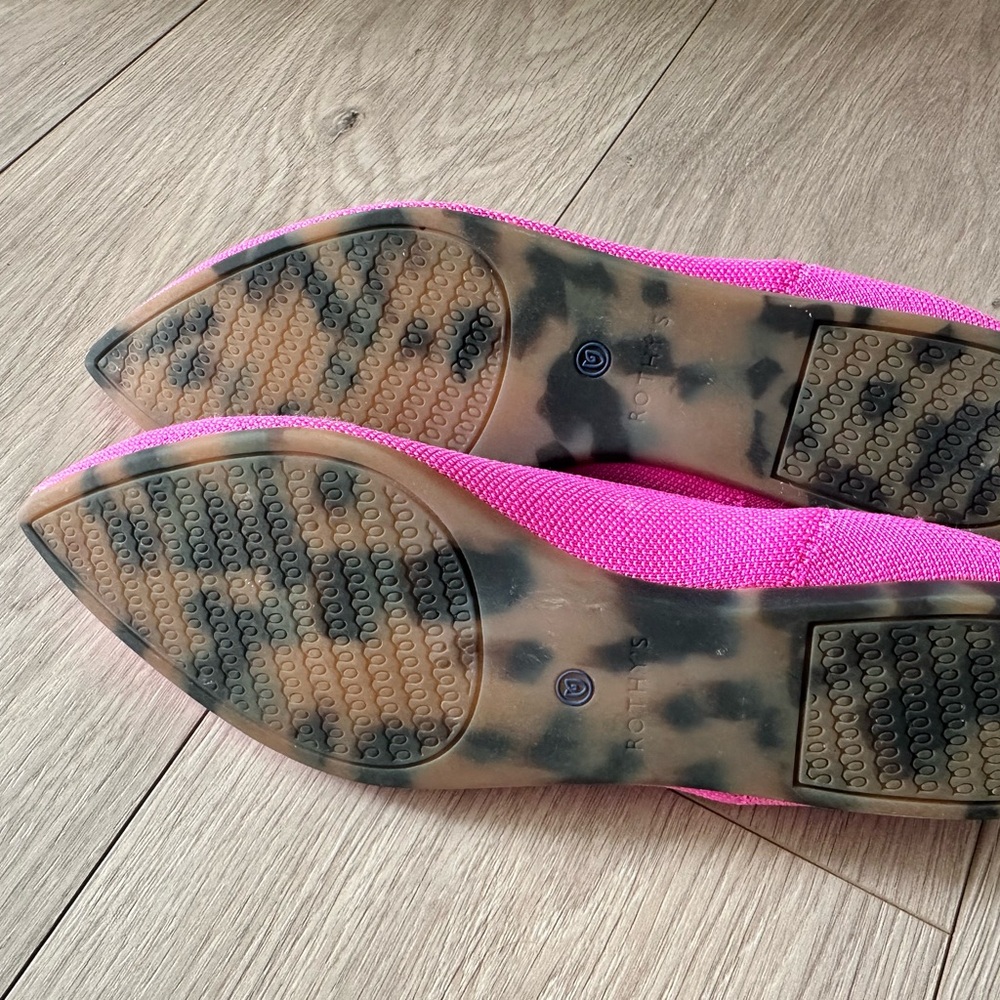 Rothy's Hot Pink Women's Flats - Picture 3 of 3
